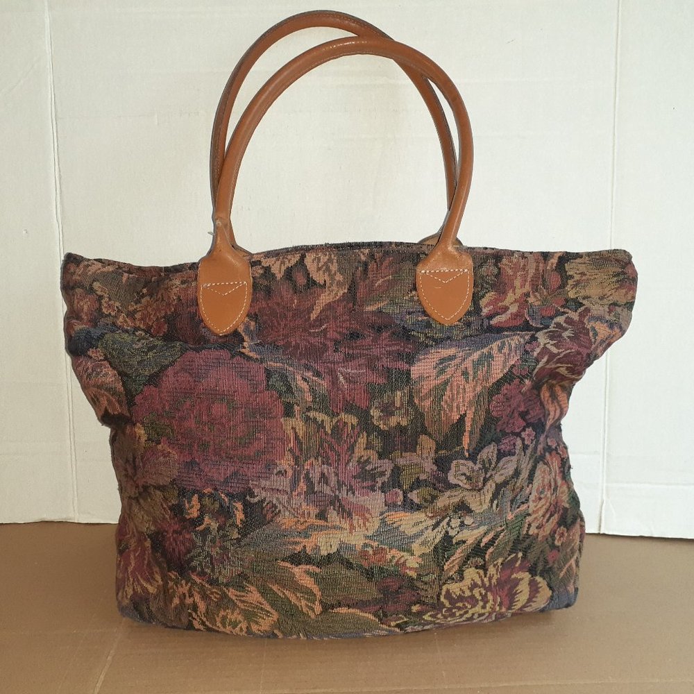 Talbots Fall Bag Bowler Style Handle